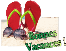 Nachrichten Französisch Bonnes Vacances Transparenter Hintergrund 08 