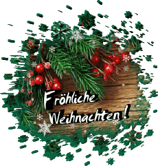 Mensajes Alemán Fröhliche  Weihnachten Serie 14 