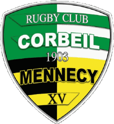 Sports Rugby Club France Logo Dept 91 Corbeil Mennecy RC XV 