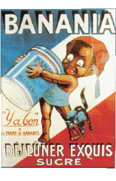 Humor -  Fun Retro Poster - Marken Banania 