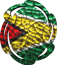 Banderas América Guayana Forma 01 