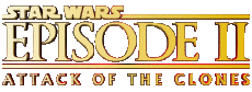 Multi Media Movies International Star Wars Episode 02 Attack of the Clones  Logo 
