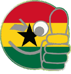 Banderas África Ghana Smiley - OK 