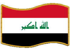 Flags Asia Iraq Rectangle 