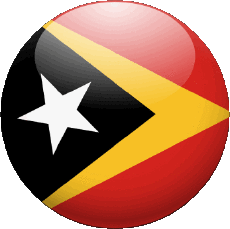 Drapeaux Asie Timor Oriental Rond 
