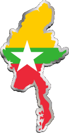 Bandiere Asia Burma Vario 