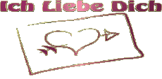 Messages German Ich Liebe Dich Heart 