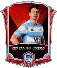 Deportes Rugby - Jugadores Argentina Equipo 2025 BERTRANOU Gonzalo 