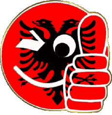 Banderas Europa Albania Smiley - OK 