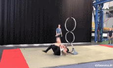 Humor -  Fun PEOPLE Acrobatics Various Fail 03 