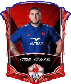 Sports Rugby - Joueurs France Equipe 2025 Cyril BAILLE 