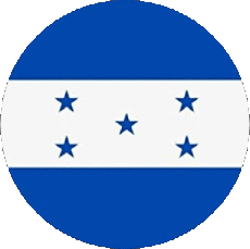 Drapeaux Amériques Honduras Rond 