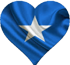 Bandiere Africa Somalia Cuore 