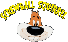 Multi Media Cartoons TV - Movies Tex Avery Screwball Squirrel Logo 