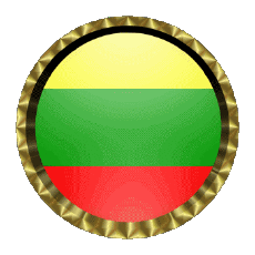 Flags Europe Lithuania Round - Rings 
