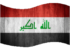 Flags Asia Iraq Rectangle 