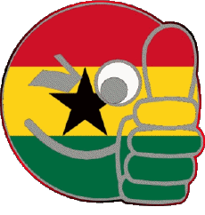 Bandiere Africa Ghana Faccina - OK 