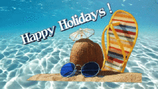 Nachrichten Englisch Happy Holidays Animierter Hintergrund 002 