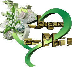 Mensajes Francés 1er Mai Joyeux 