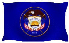 Flags America U.S.A - States Utah Waving 