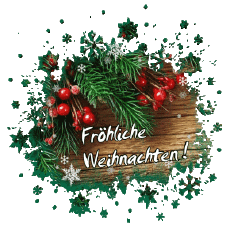 Mensajes Alemán Fröhliche  Weihnachten Serie 14 