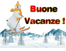 Messages Italien Buone Vacanze Iverno Serie 06 