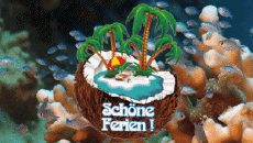 Messages German Schöne Ferien Animated Background 006 