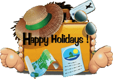 Messages English Happy Holidays Transparent Background 13 
