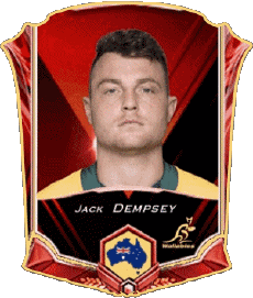 Sportivo Rugby - Giocatori Australia Jack Dempsey 