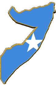 Fahnen Afrika Somalia Karte 