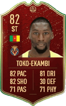 Multimedia Vídeo Juegos F I F A - Jugadores  cartas Camerún Karl Toko-Ekambi 