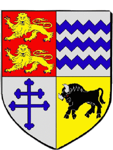 Blasone-Bandiere Francia Dipartimenti - Città 61 AUBUSSON Blasone