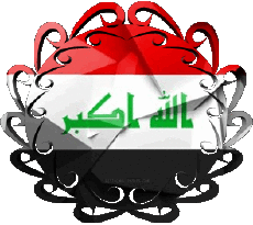 Bandiere Asia Iraq Forma 01 