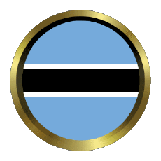 Flags Africa Botswana Round - Rings 