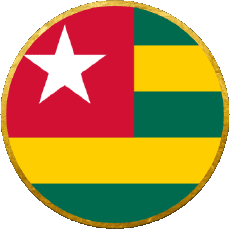 Flags Africa Togo Rond 