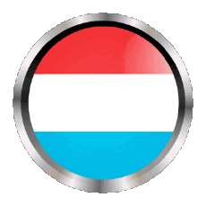 Bandiere Europa Lussemburgo Rotondo - Anelli 