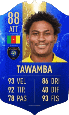 Multi Média Jeux Vidéo F I F A - Joueurs Cartes Cameroun Léandre Tawamba 
