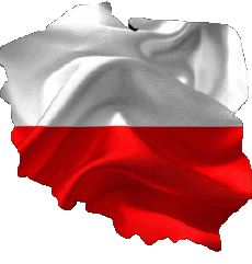Fahnen Europa Polen Karte 