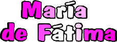 Nombre FEMENINO - España M Compuesto María de Fátima 