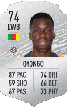 Multimedia Vídeo Juegos F I F A - Jugadores  cartas Camerún Ambroise Oyongo 