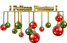 Messages Espagnol Felices Fiestas Serie 08 