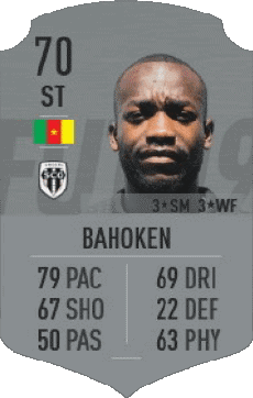 Multimedia Videospiele F I F A - Karten Spieler Kamerun Stéphane Bahoken 