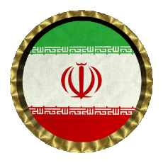 Drapeaux Asie Iran Rond - Anneaux 