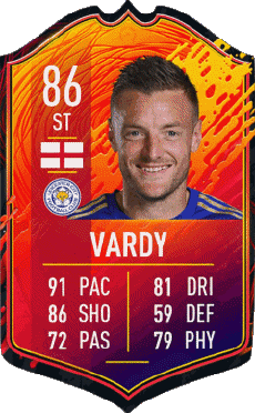 Multimedia Vídeo Juegos F I F A - Jugadores  cartas Angleterre Jamie Vardy 