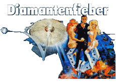 Multimedia Películas Internacional James Bond 007 Los Diamentes son Eternos Logotipo Alemán 