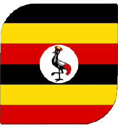 Fahnen Afrika Uganda Platz 
