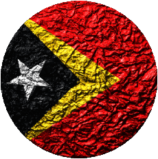 Bandiere Asia Timor Est Tondo 