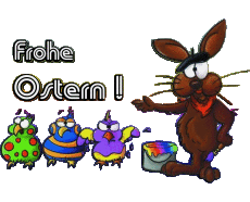 Mensajes Alemán Frohe Ostern 14 