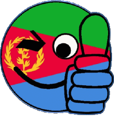 Banderas África Eritrea Smiley - OK 
