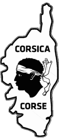 Flags France Regions Corsica Map 